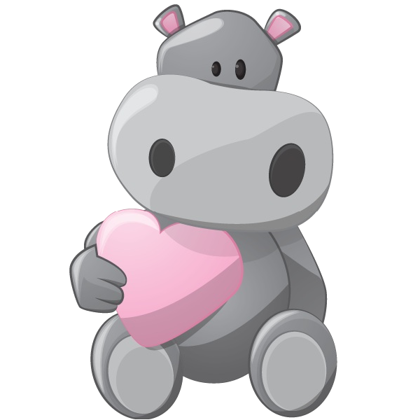 animated hippo clipart free