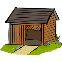 Wooden House Transparent Image PNG Image