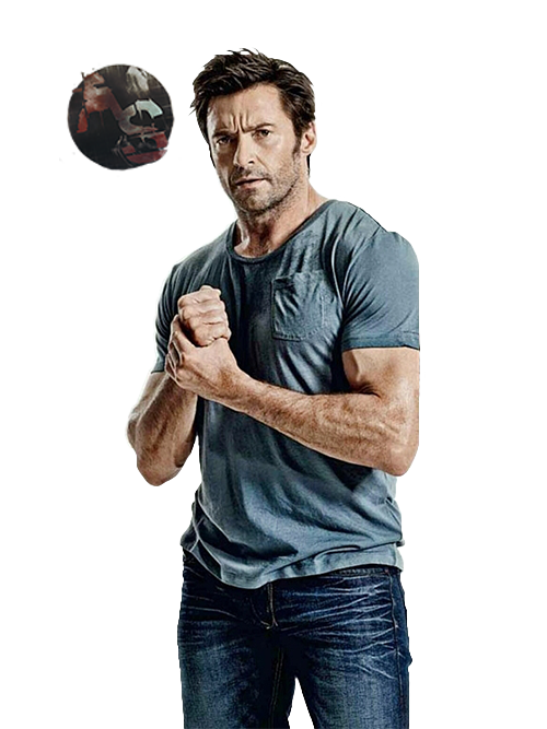 Hugh Jackman Clipart PNG Image