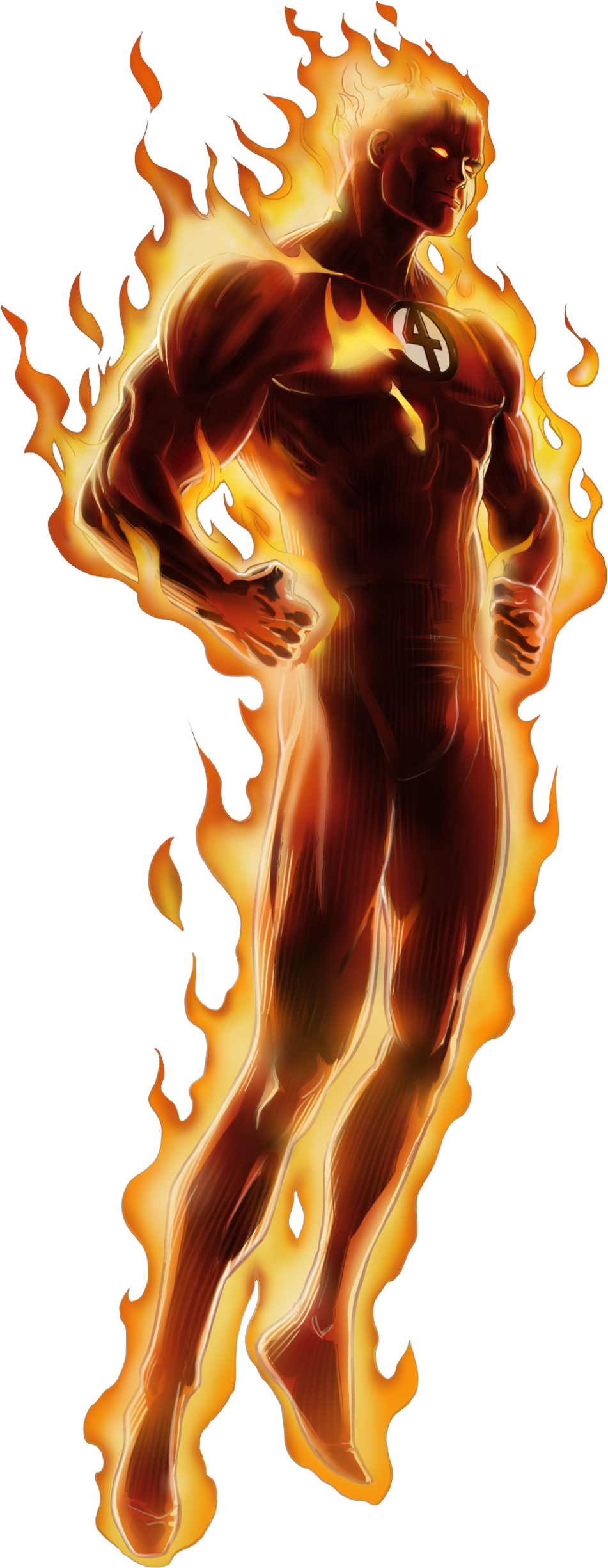 Human Torch PNG Image