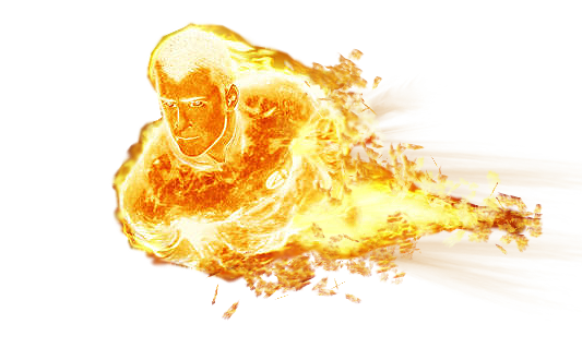 Human Torch Free Download PNG Image