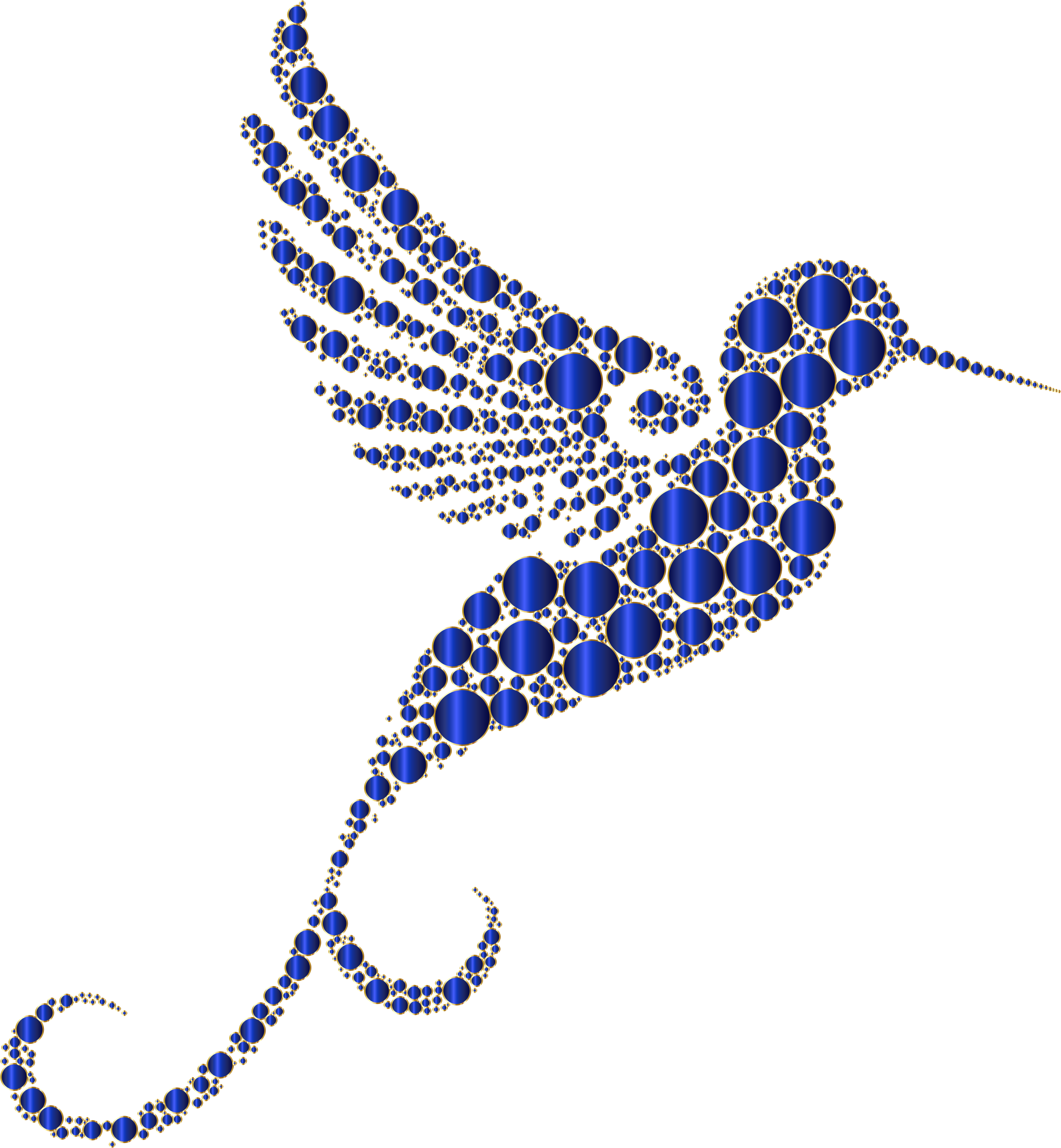 Pic Flying Silhouette Hummingbird HD Image Free PNG Image