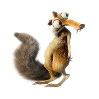 Ice Age squirrel PNG