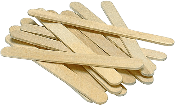 Wooden Stick Popsicle Ice Cream PNG Image