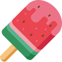 Heart Cones Pattern Pop Ice Cream PNG Image