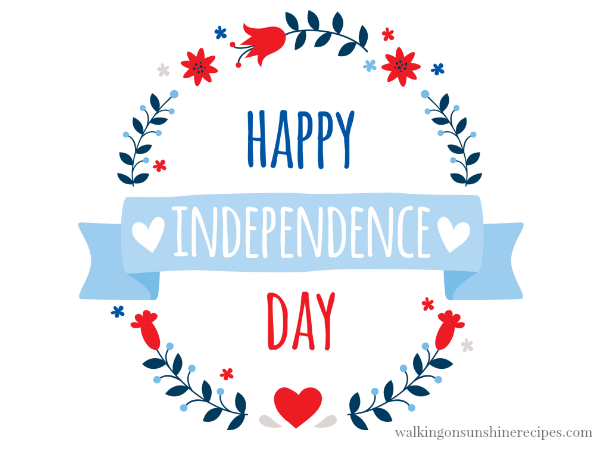 Blue United Text States Paper Day Independence PNG Image