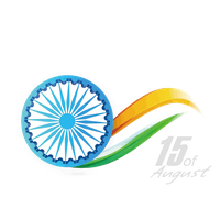 Blue India Indian Republic Circle Day Independence PNG Image