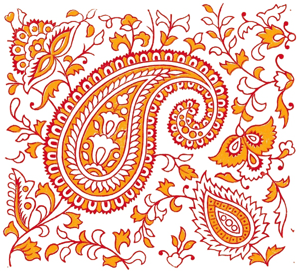 Of India Element Textile Floral Design Ethnic PNG Image