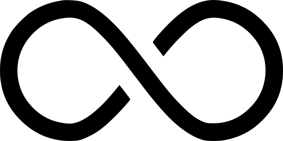 Infinity symbol Transparent PNG Image