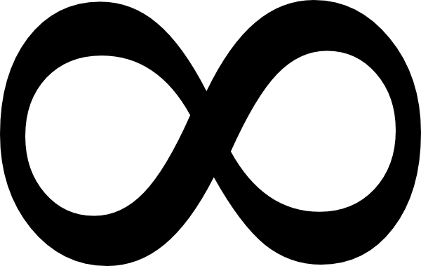 Infinity symbol Transparent PNG Image