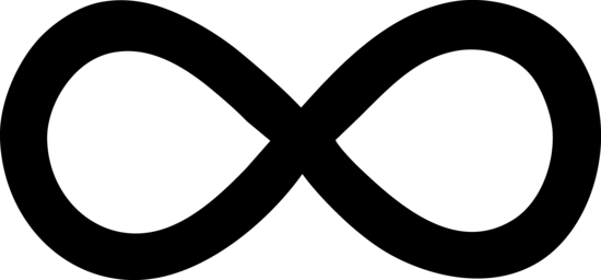 Infinity symbol Transparent PNG Image