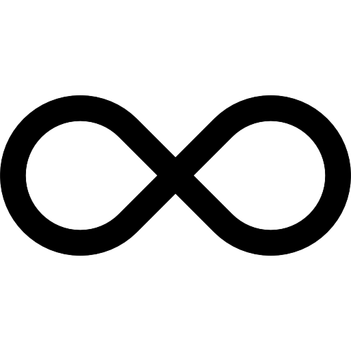 Infinity symbol Transparent PNG Image
