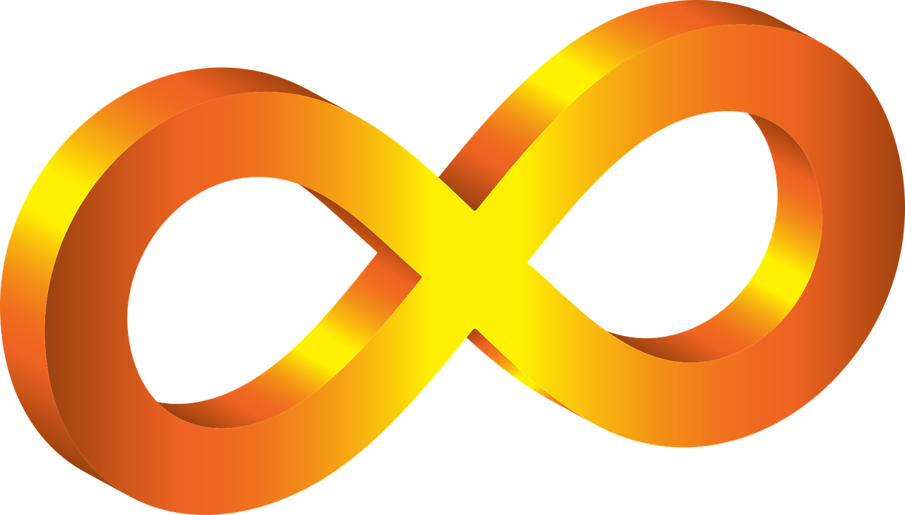 Infinity symbol Transparent PNG Image