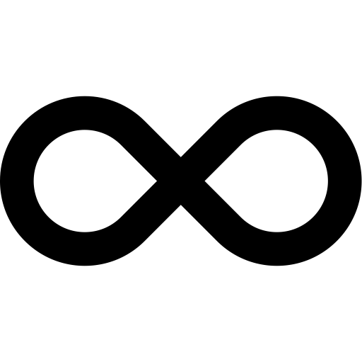 Infinity symbol Transparent PNG Image