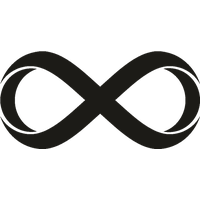 Infinity symbol Transparent PNG Image