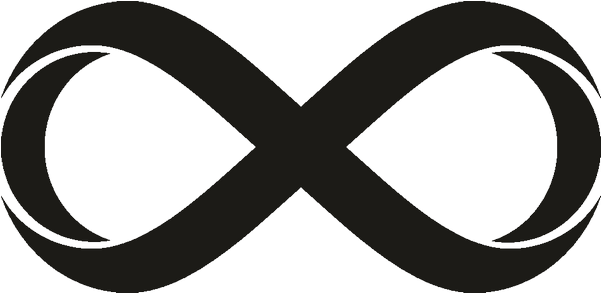 Infinity symbol Transparent PNG Image