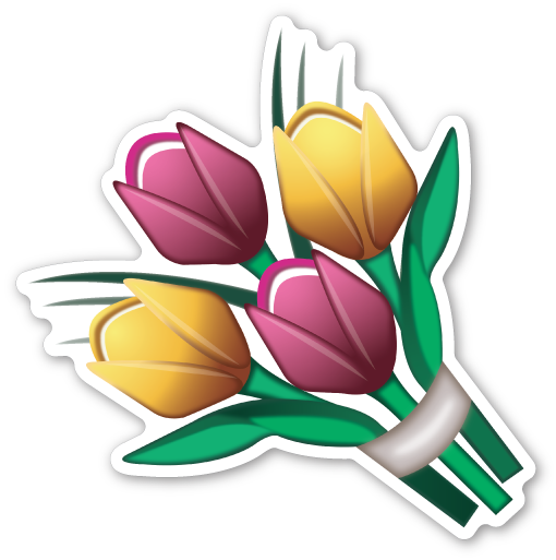 Emoticon Flower Sticker Iphone Flowers Mint Emoji PNG Image