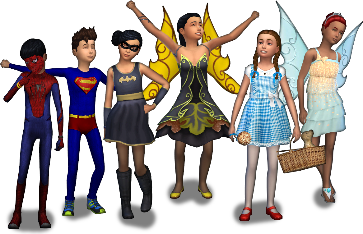 Download Sims Clothing Halloween Costume Png File Hd Hq Png Image