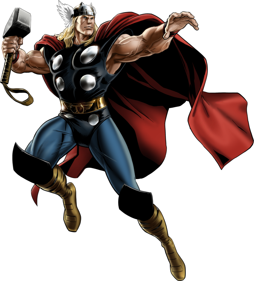 Alliance Character Fictional Thor Hulk Muscle Avengers PNG Image