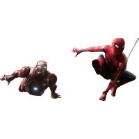 Spiderman Flying Iron Free Transparent Image HQ PNG