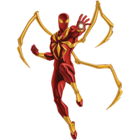 Iron Spiderman Transparent PNG Image