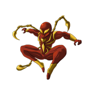 Iron Spiderman Photo PNG Image