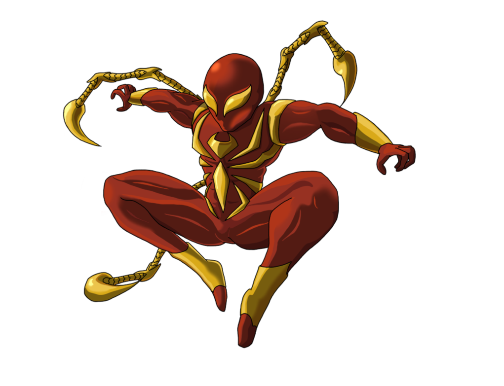 Iron Spiderman Photo PNG Image