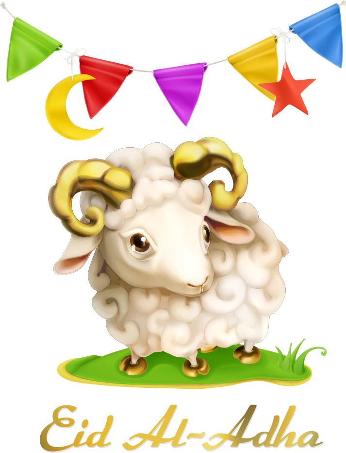 Download And Sheep Triangle Mubarak Muslim Al Adha Vector Hq Png Image Freepngimg