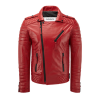 Leather Jacket Red HD Image Free PNG