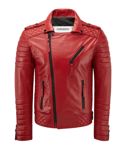 Leather Jacket Red HD Image Free PNG Image