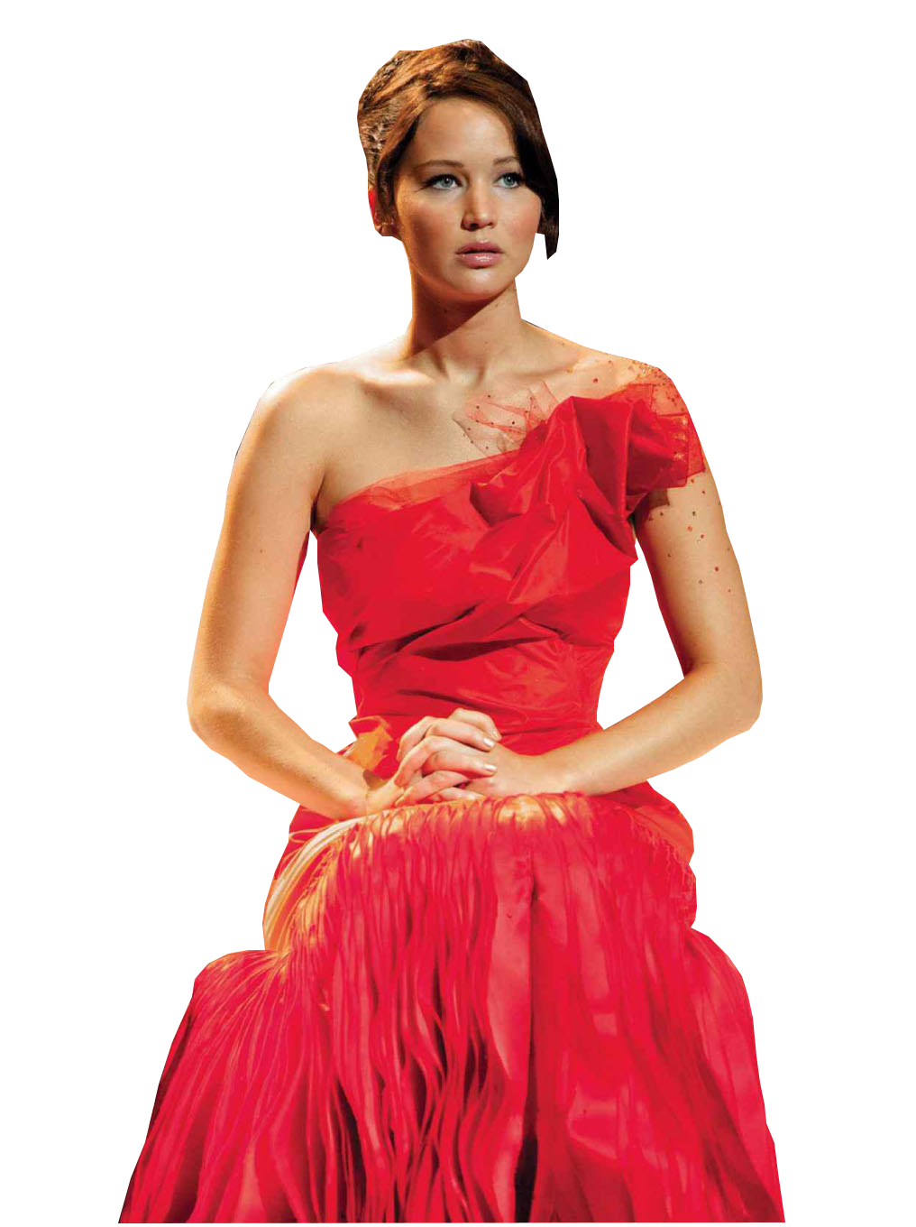 katniss hunger games interview dress