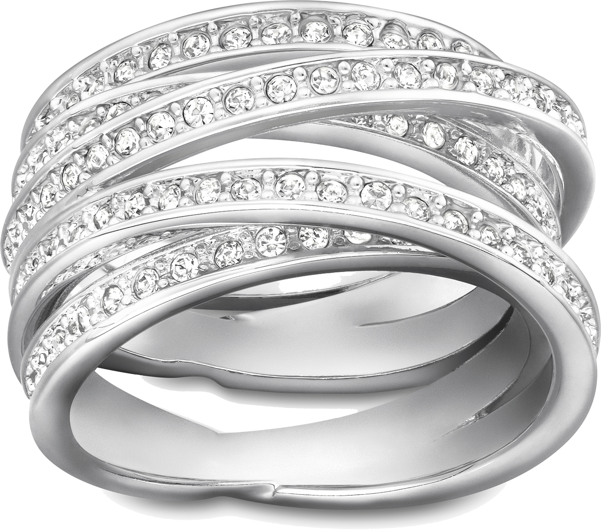 Silver Ring With Diamonds Png PNG Image