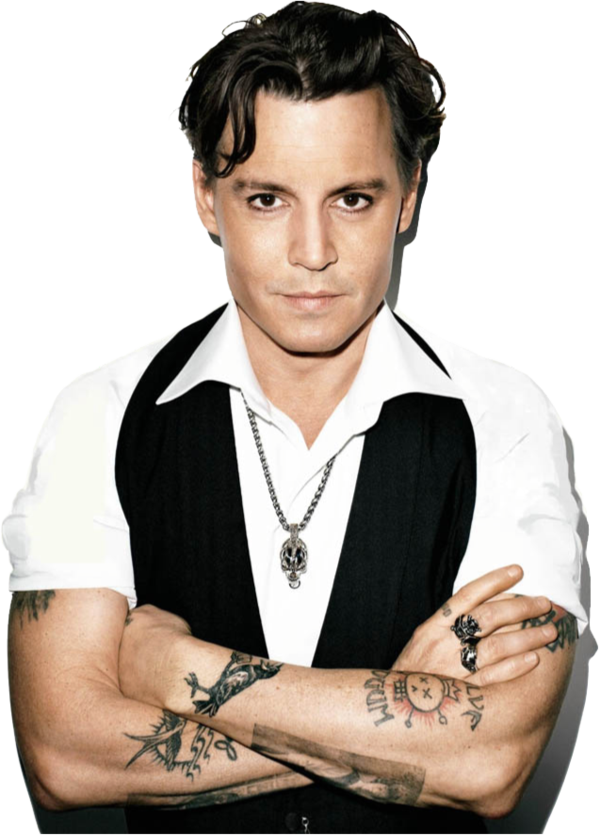 Johnny Actor Depp Free Clipart HQ PNG Image