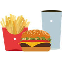 Food Junk Combo PNG File HD PNG