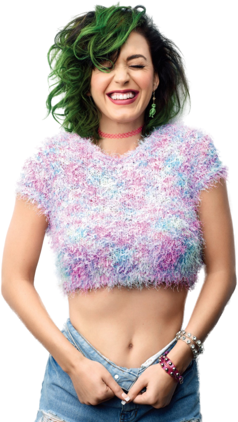 Hair Katy Perry Green Photos PNG Image