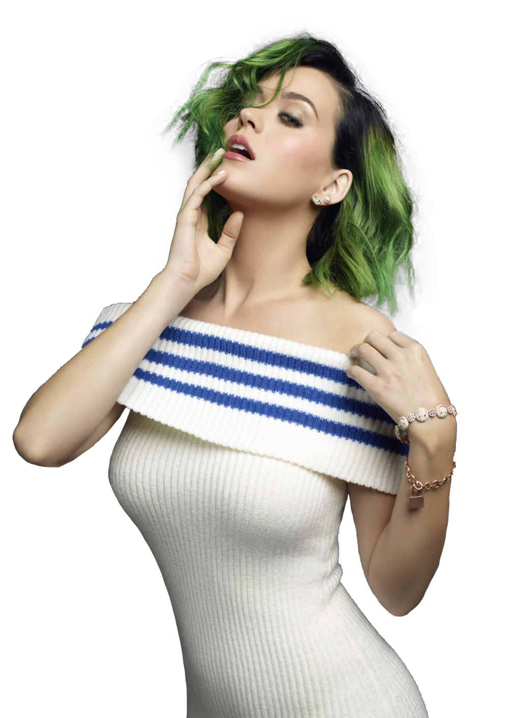 Hair Katy Perry Green HD Image Free Transparent PNG Image