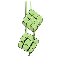 Dish Ketupat PNG Free Photo