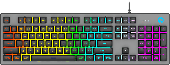 Gaming Pic Neon Keyboard PNG Download Free PNG Image