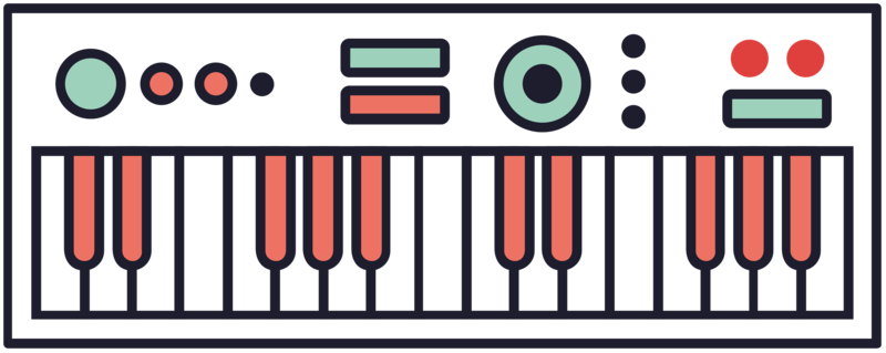 Picture Vector Music Keyboard Download HD PNG Image