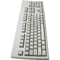 White Keyboard Png Image PNG Image