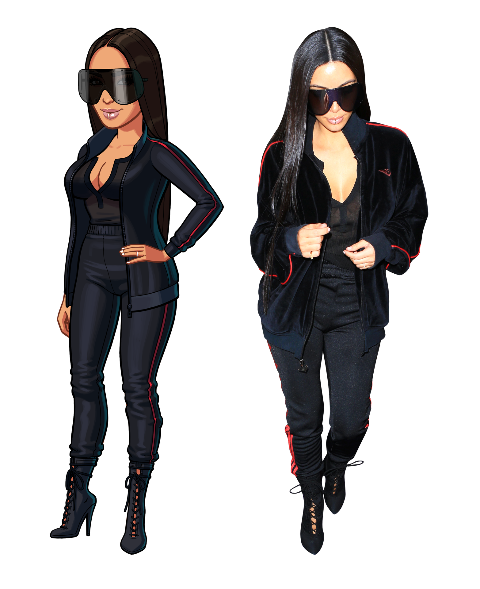 Kardashian Kim Free Clipart HQ PNG Image