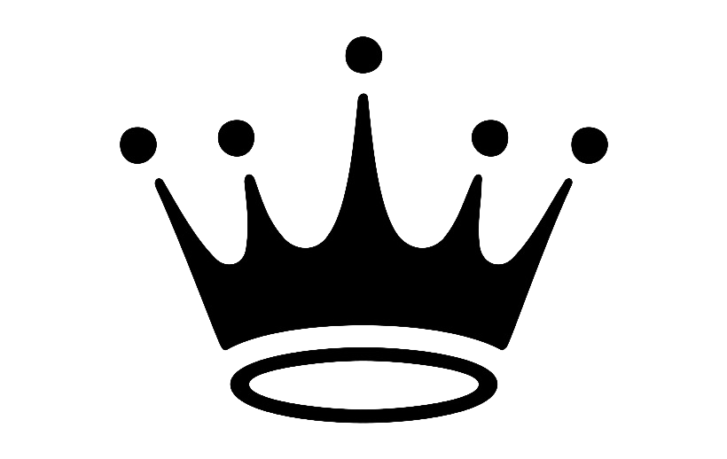 crown clipart black and white png
