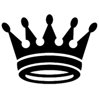 Crown Wall decal Prince Tiara crown poster sticker tattoo png  PNGWing