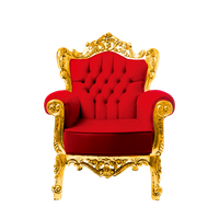Throne Chair Wing Couch Free PNG HQ
