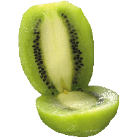 Green Cutted Kiwi Png Image PNG