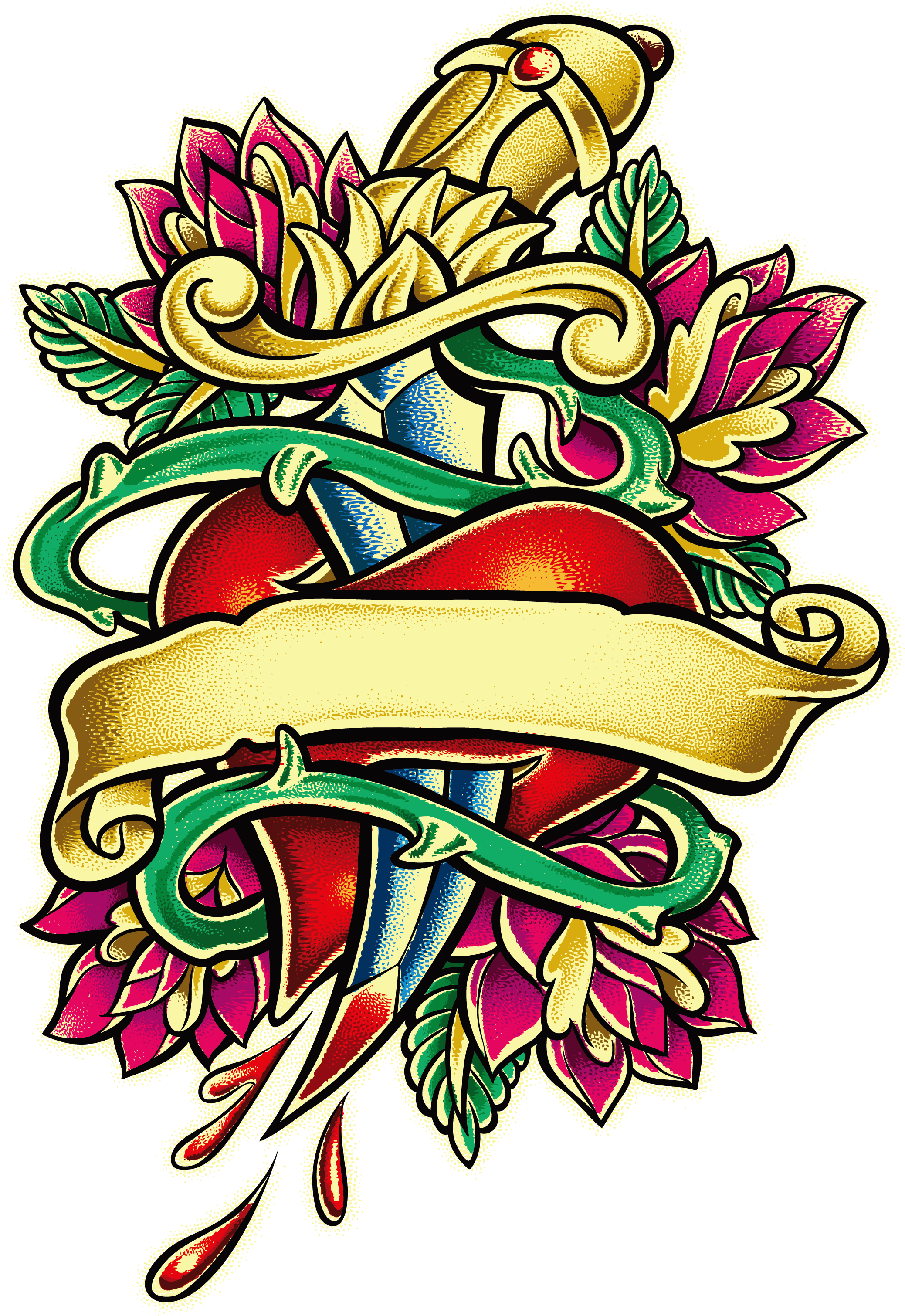 Rose Vector Fragrance Tattoo Free PNG HQ PNG Image