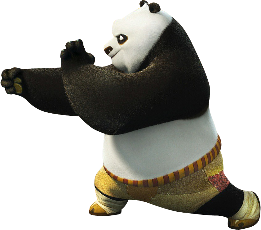 Kung Fu Panda Fighting Png PNG Image
