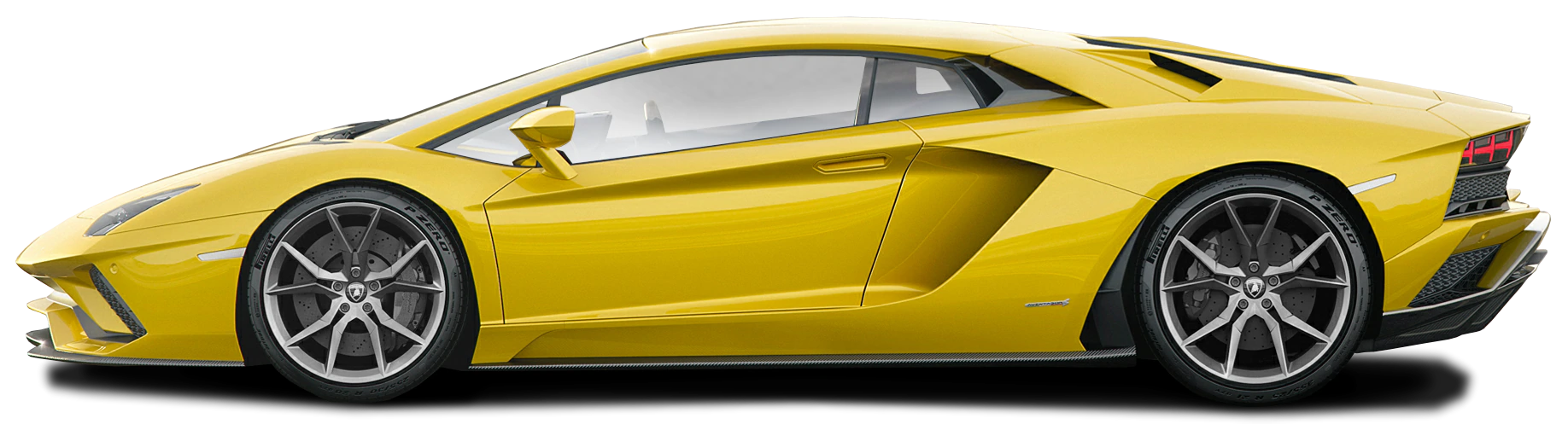 Lamborghini Side Colorful View PNG Image High Quality PNG Image