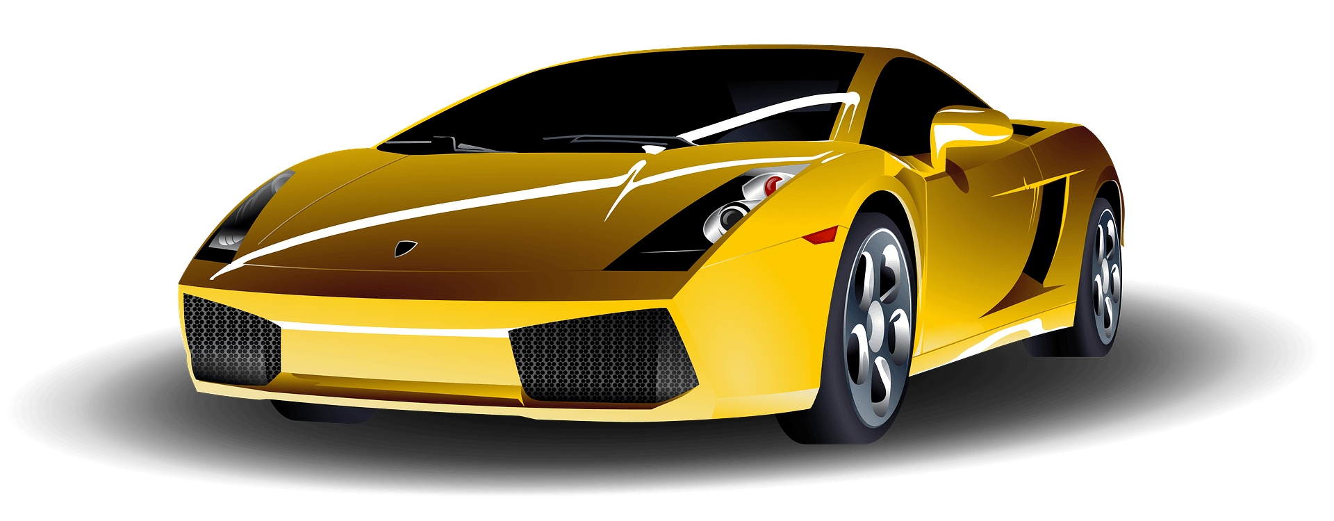 Convertible Lamborghini Pic Yellow HD Image Free PNG Image