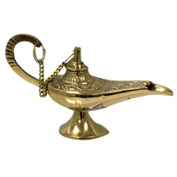 Old Brass Lamp Stock Photo - Download Image Now - Bottle, Genie, Cut Out -  iStock